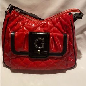 Red Guess purse